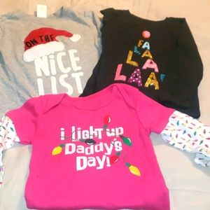 3 Christmas shirts